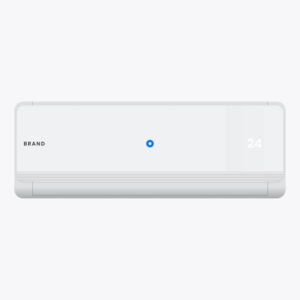 BTU 115V Window-Mounted Air Conditioner with Remote Control White